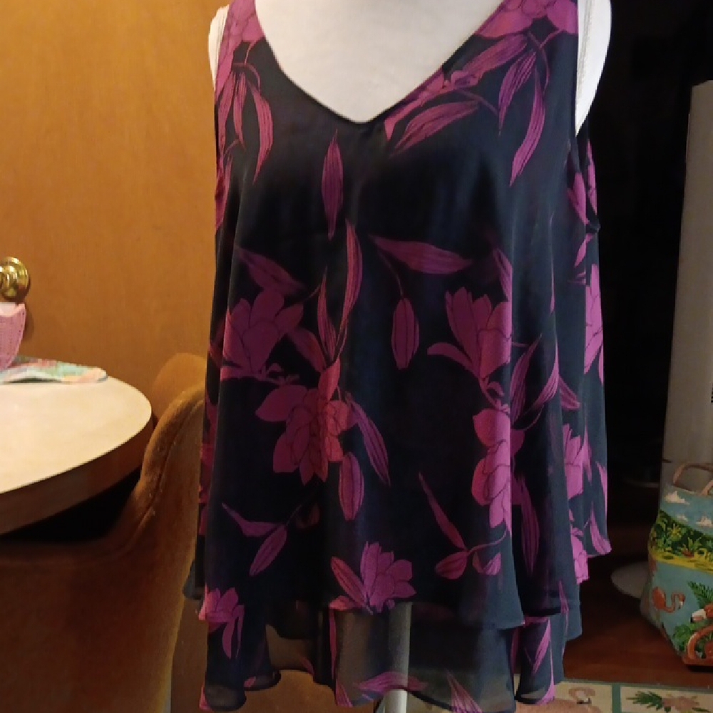Lane Bryant Sleeve Less Swing Top 14 Plus